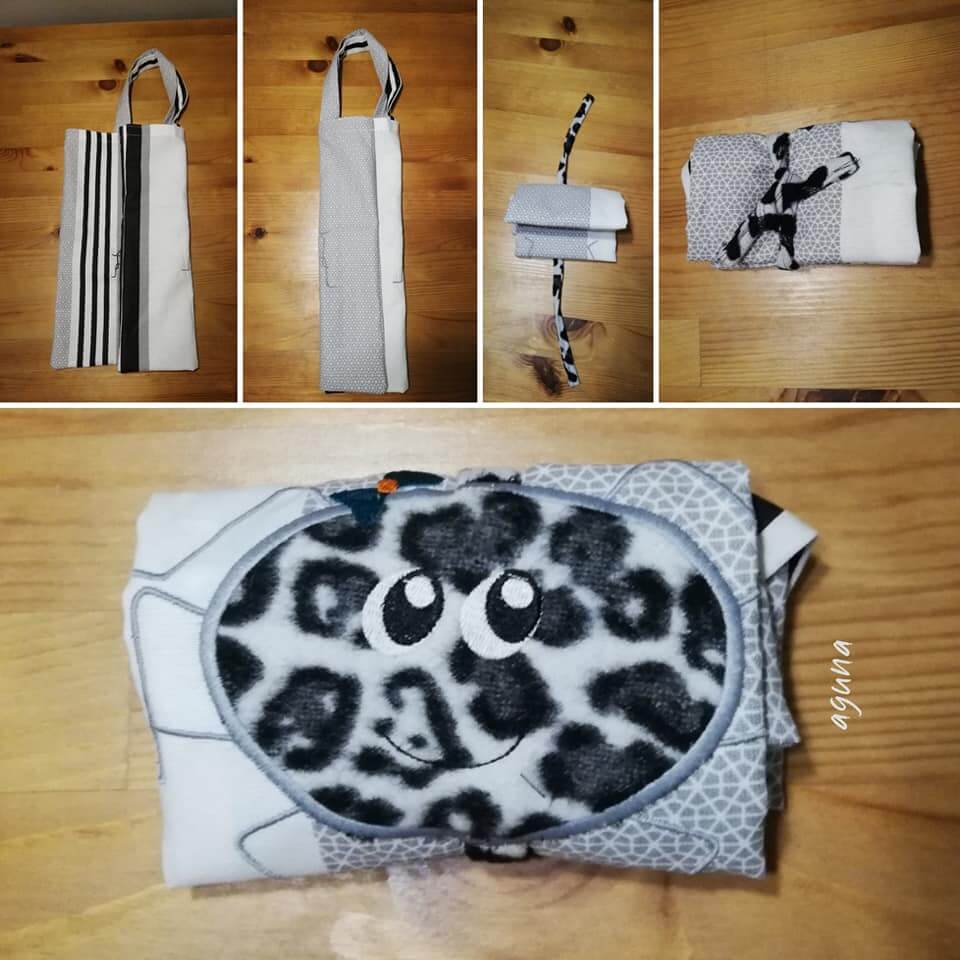 Stickdatei Spinnenfamilie Doodle Applikation von stiXXie by lajana