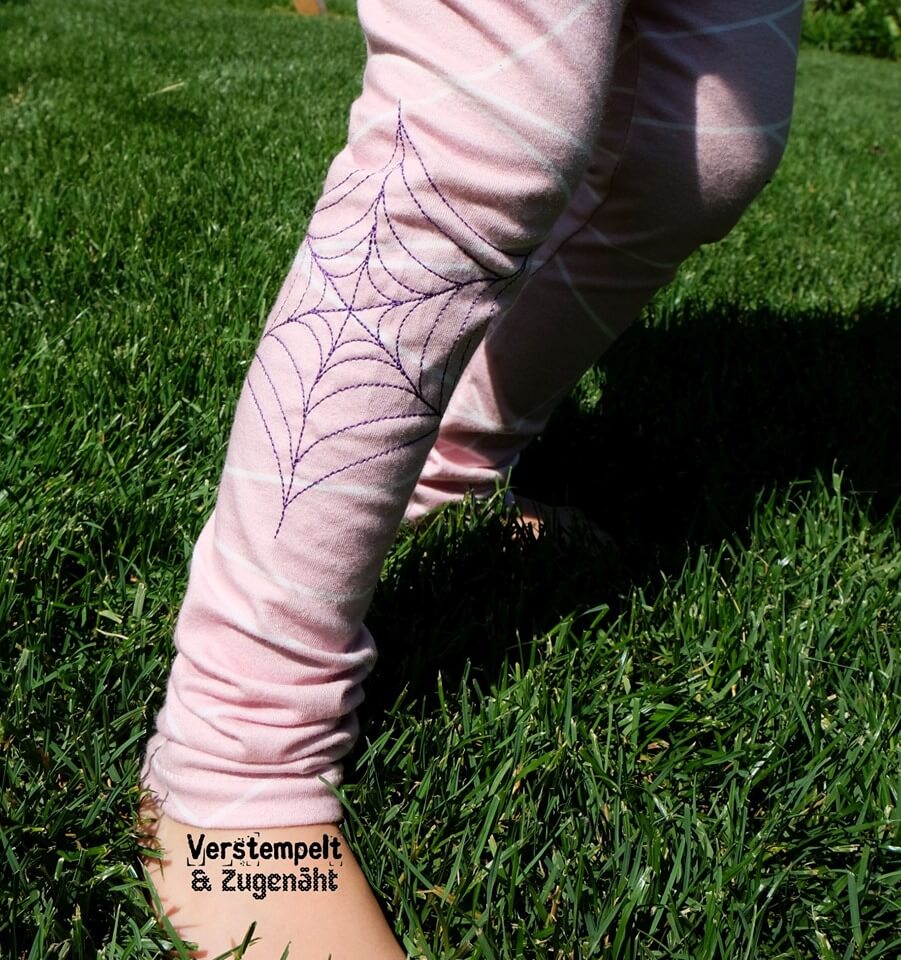 Stickdatei Spinnenfamilie Doodle Applikation von stiXXie by lajana