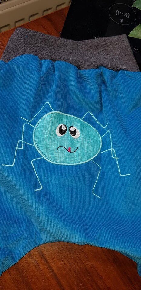 Stickdatei Spinnenfamilie Doodle Applikation von stiXXie by lajana