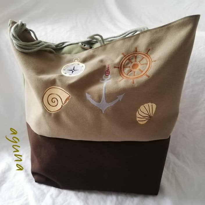 Stickdatei Nautical Solos im Vintagestyle Set von stiXXie by lajana