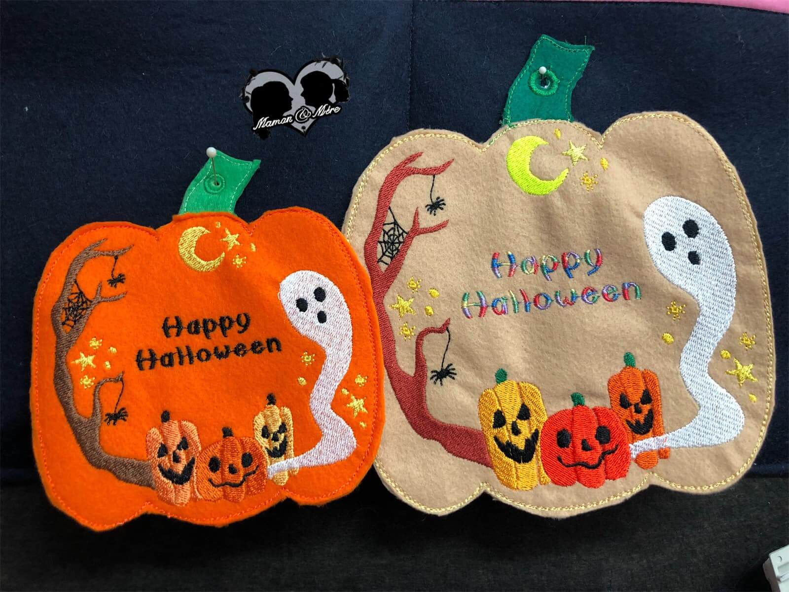 ITH Stickdatei Kürbis Halloween Fensterbild von stiXXie by lajana