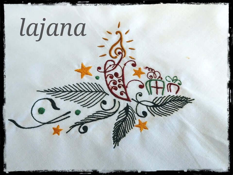 Stickdatei Weihnachtsmotiv »Edel« von stiXXie by lajana