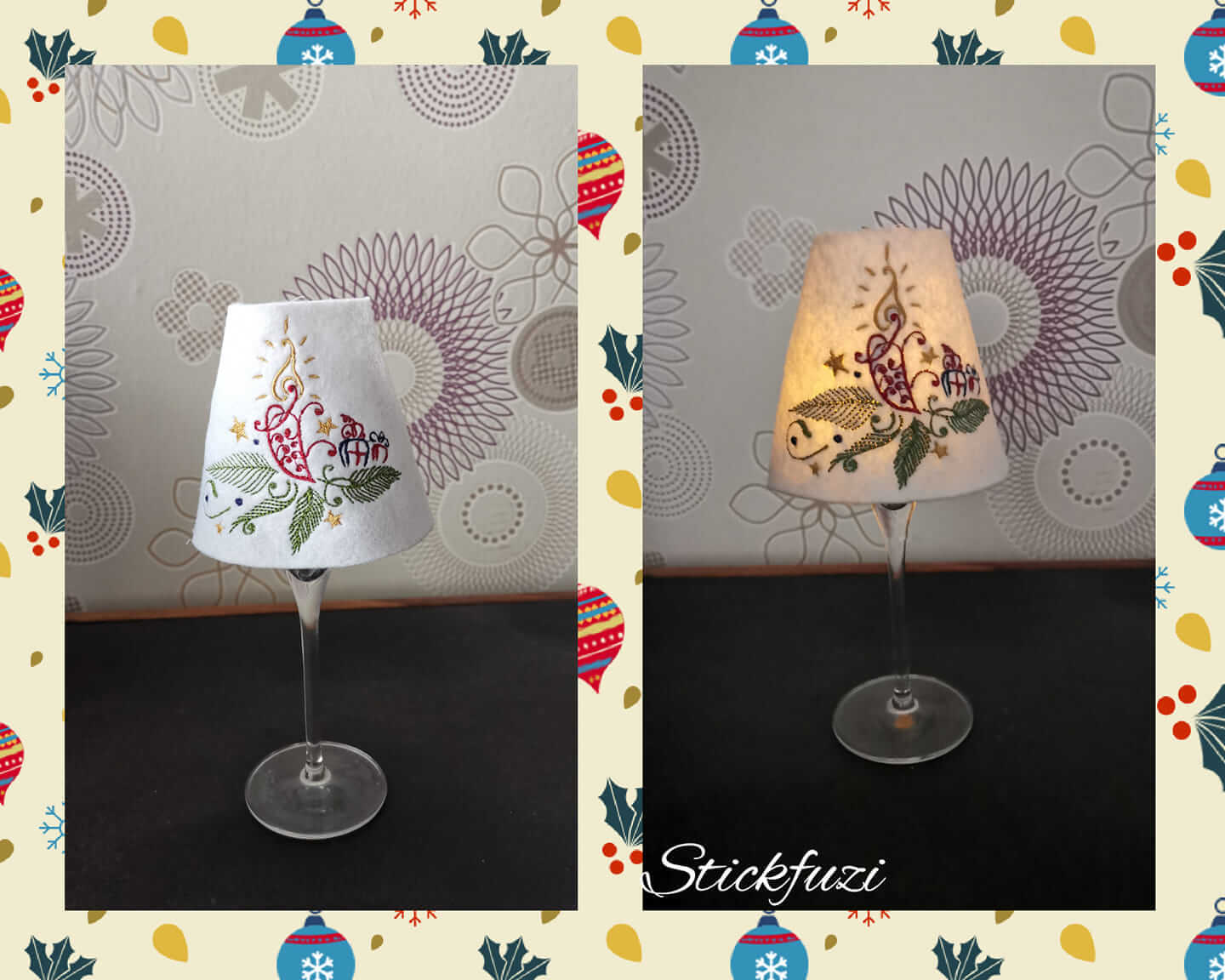 Stickdatei Weihnachtsmotiv »Edel« von stiXXie by lajana