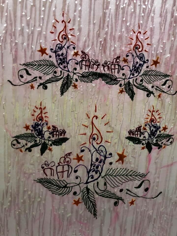 Stickdatei Weihnachtsmotiv »Edel« von stiXXie by lajana