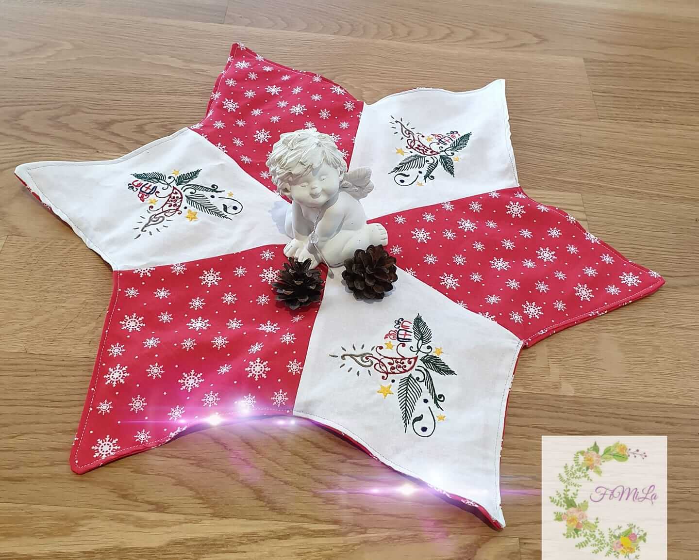 Stickdatei Weihnachtsmotiv »Edel« von stiXXie by lajana