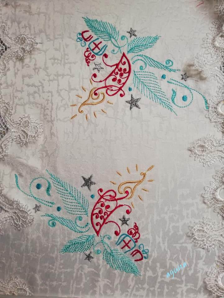 Stickdatei Weihnachtsmotiv »Edel« von stiXXie by lajana