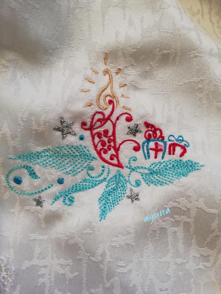 Stickdatei Weihnachtsmotiv »Edel« von stiXXie by lajana