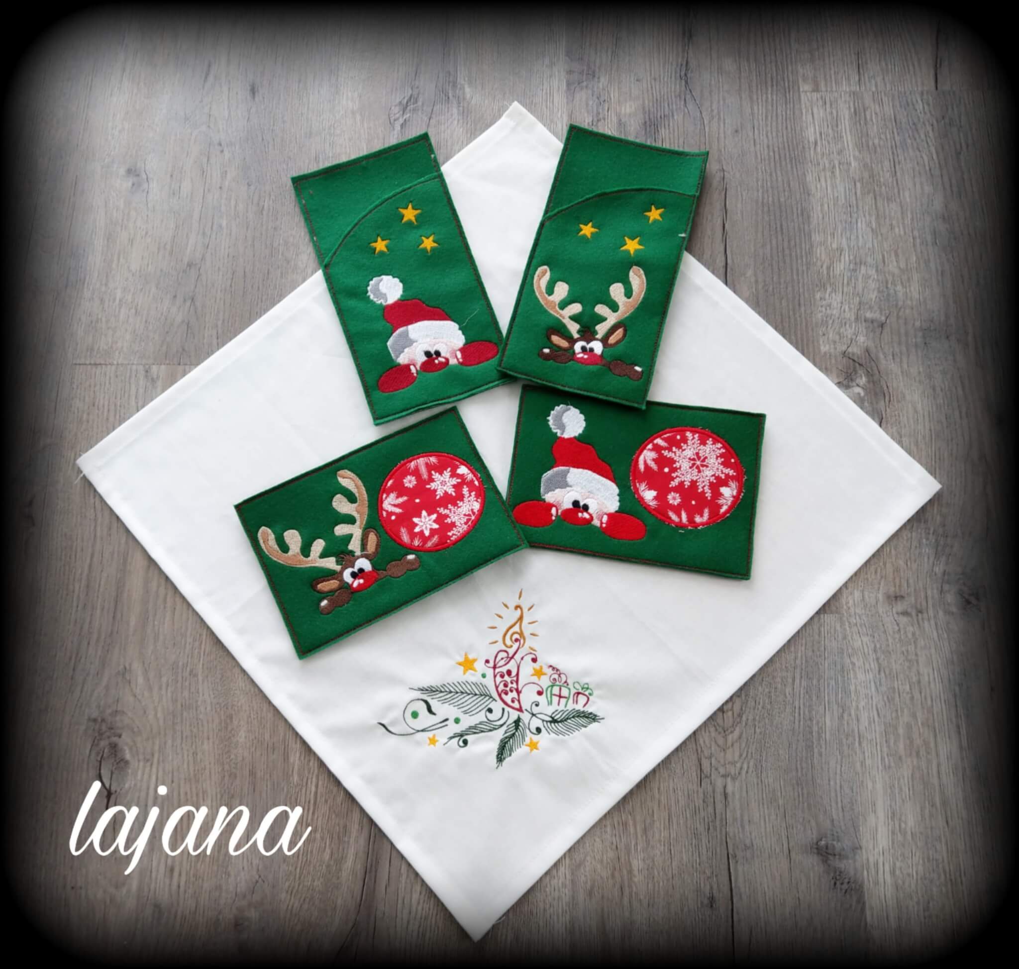 Stickdatei Weihnachtsmotiv »Edel« von stiXXie by lajana