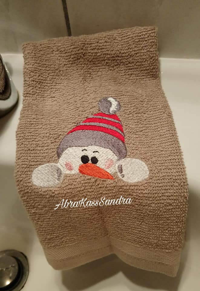 Stickdatei Schneemann und Engel von stiXXie by lajana