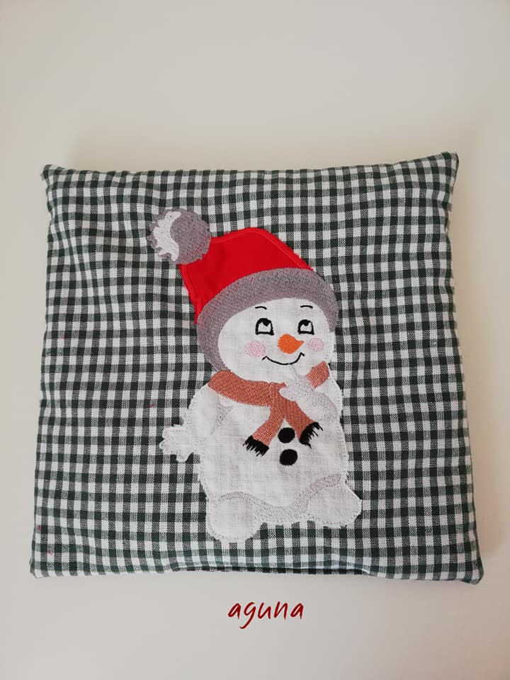 Stickdatei Schneemann Uli von stiXXie by lajana