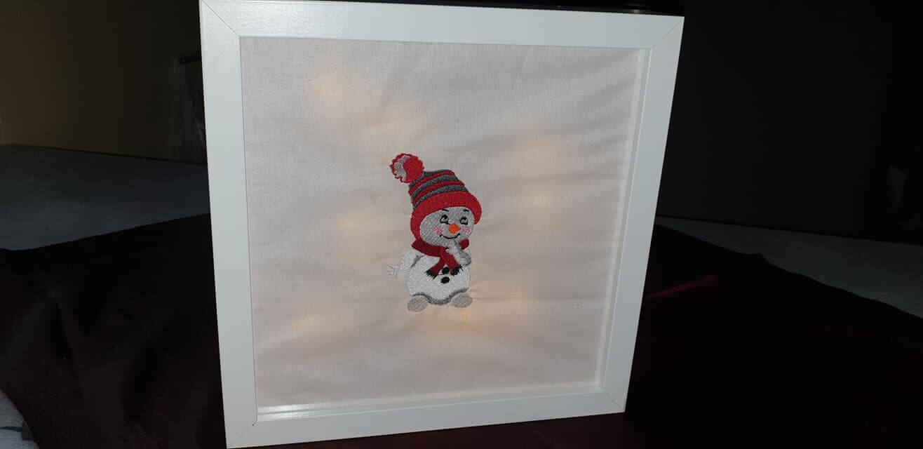 Stickdatei Schneemann Uli von stiXXie by lajana