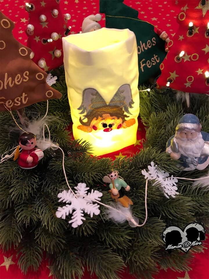 Stickdatei Schneemann und Engel von stiXXie by lajana