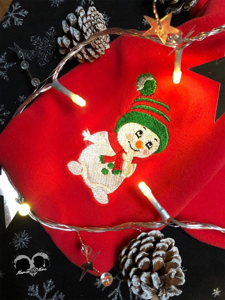 Stickdatei Schneemann Uli von stiXXie by lajana