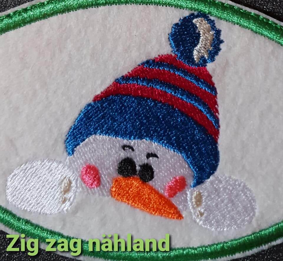 Stickdatei Schneemann und Engel von stiXXie by lajana