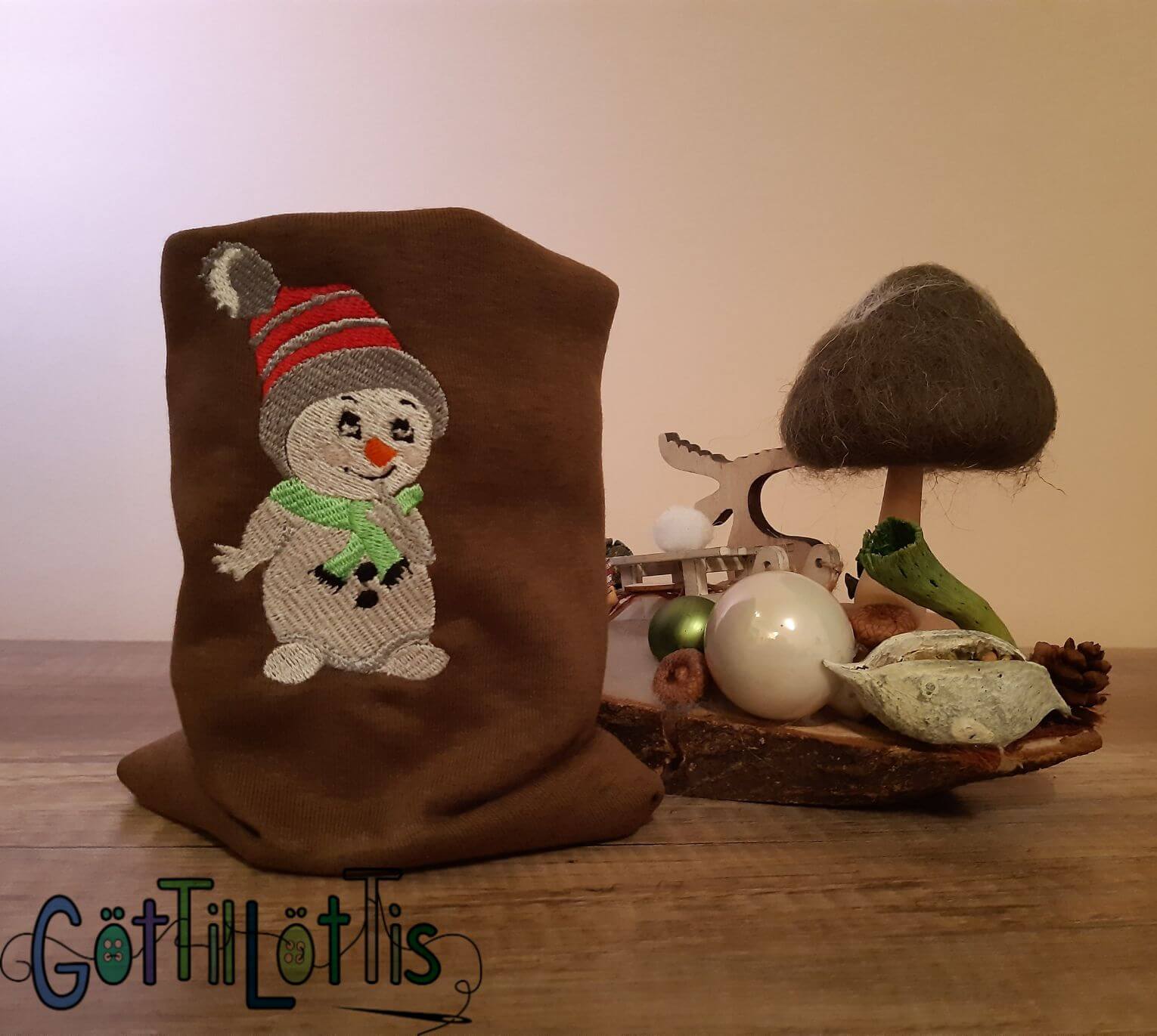 Stickdatei Schneemann Uli von stiXXie by lajana