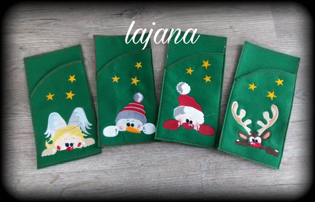 Stickdatei Schneemann und Engel von stiXXie by lajana
