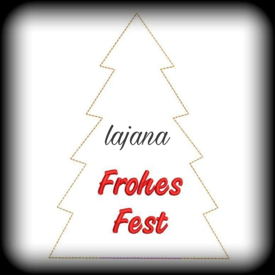 ITH Stickdatei Weihnachtsbaum ITH von stiXXie by lajana