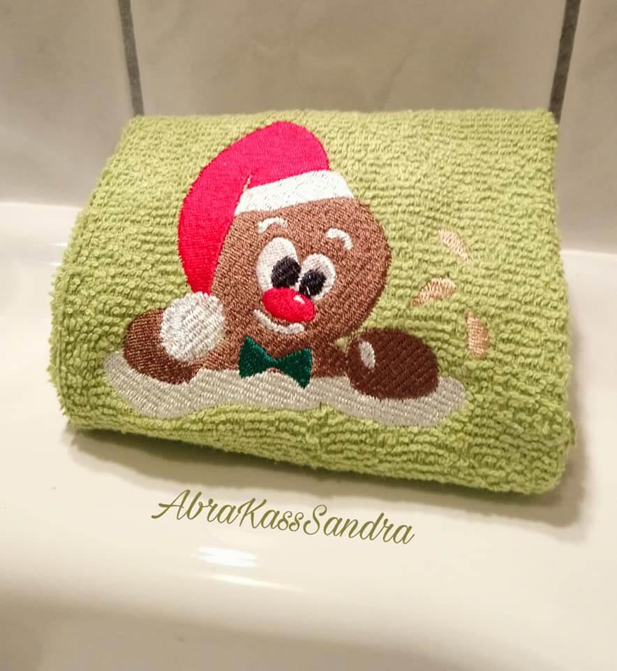 Stickdatei Weihnachten Lebkuchenmann Wolle von stiXXie by lajana