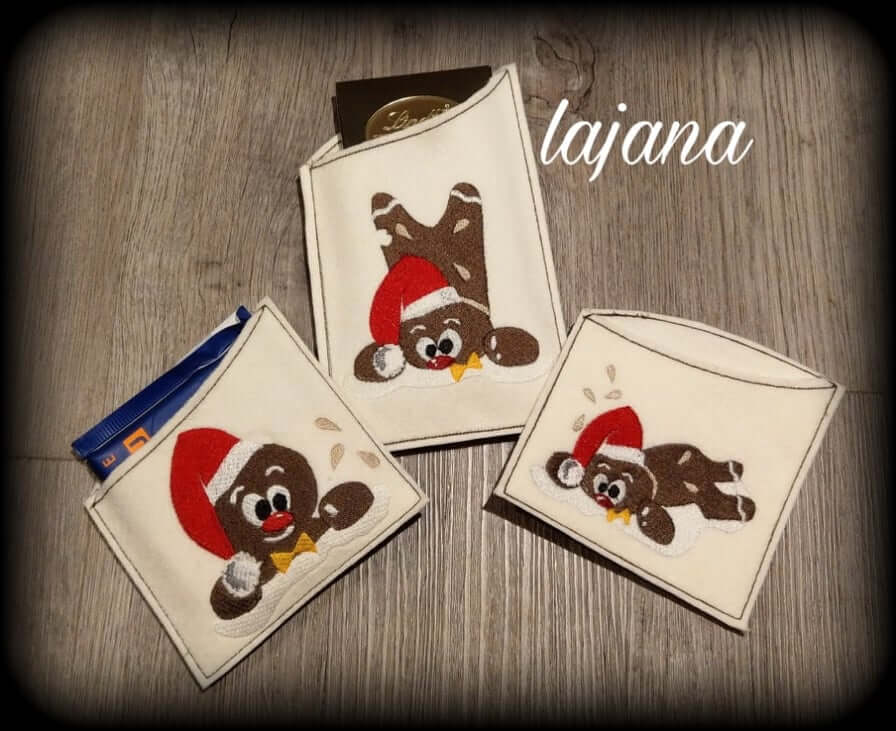 Stickdatei Weihnachten Lebkuchenmann Wolle von stiXXie by lajana