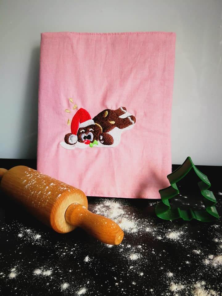 Stickdatei Weihnachten Lebkuchenmann Wolle von stiXXie by lajana