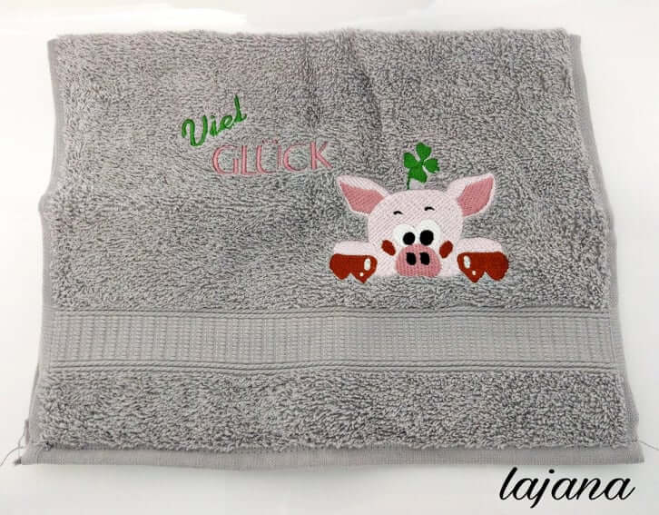 Stickdatei Schornsteinfeger und Schwein von stiXXie by lajana