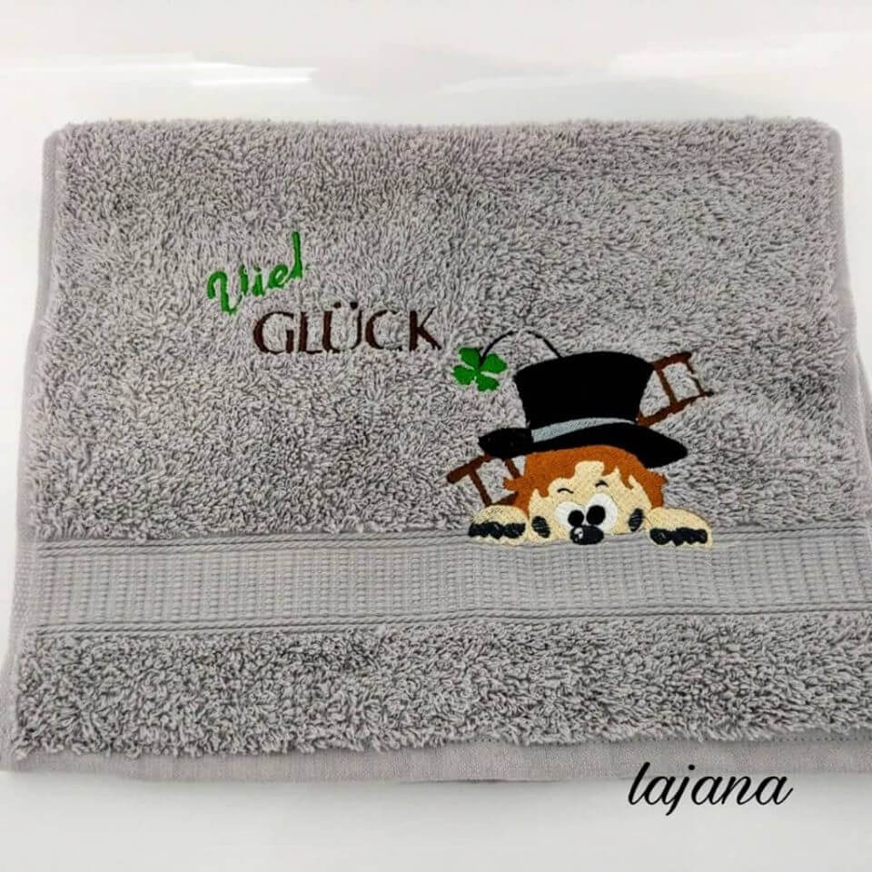 Stickdatei Schornsteinfeger und Schwein von stiXXie by lajana