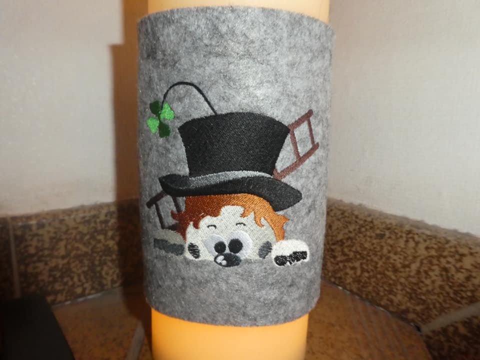 Stickdatei Schornsteinfeger und Schwein von stiXXie by lajana