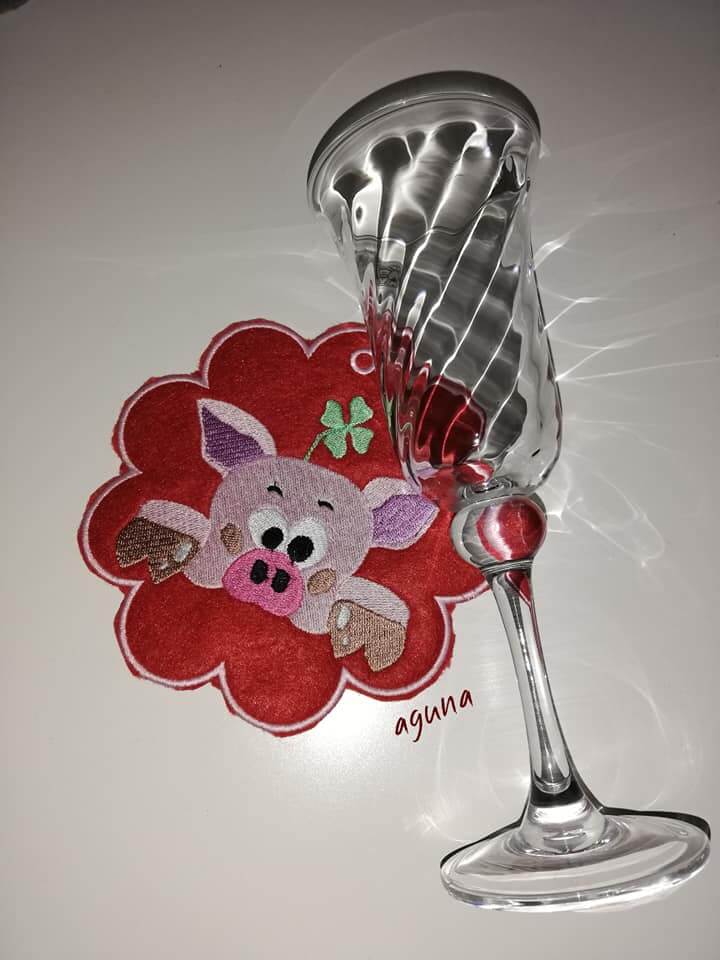 Stickdatei Schornsteinfeger und Schwein von stiXXie by lajana