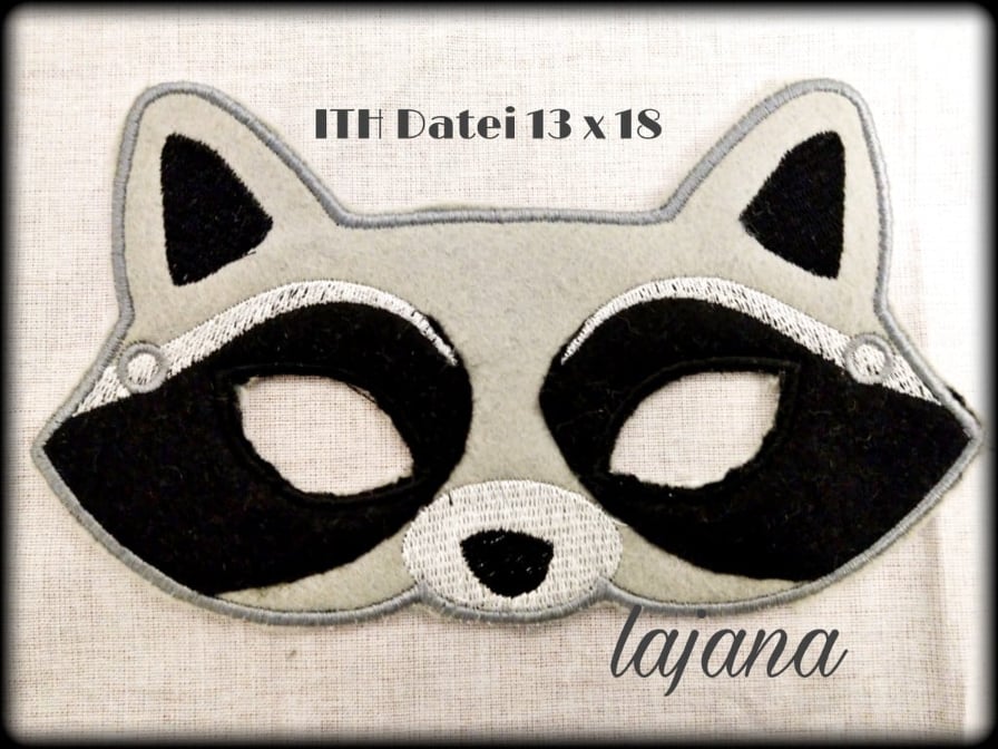 ITH Stickdatei Party Masken von stiXXie by lajana