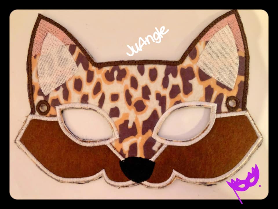 ITH Stickdatei Party Masken von stiXXie by lajana