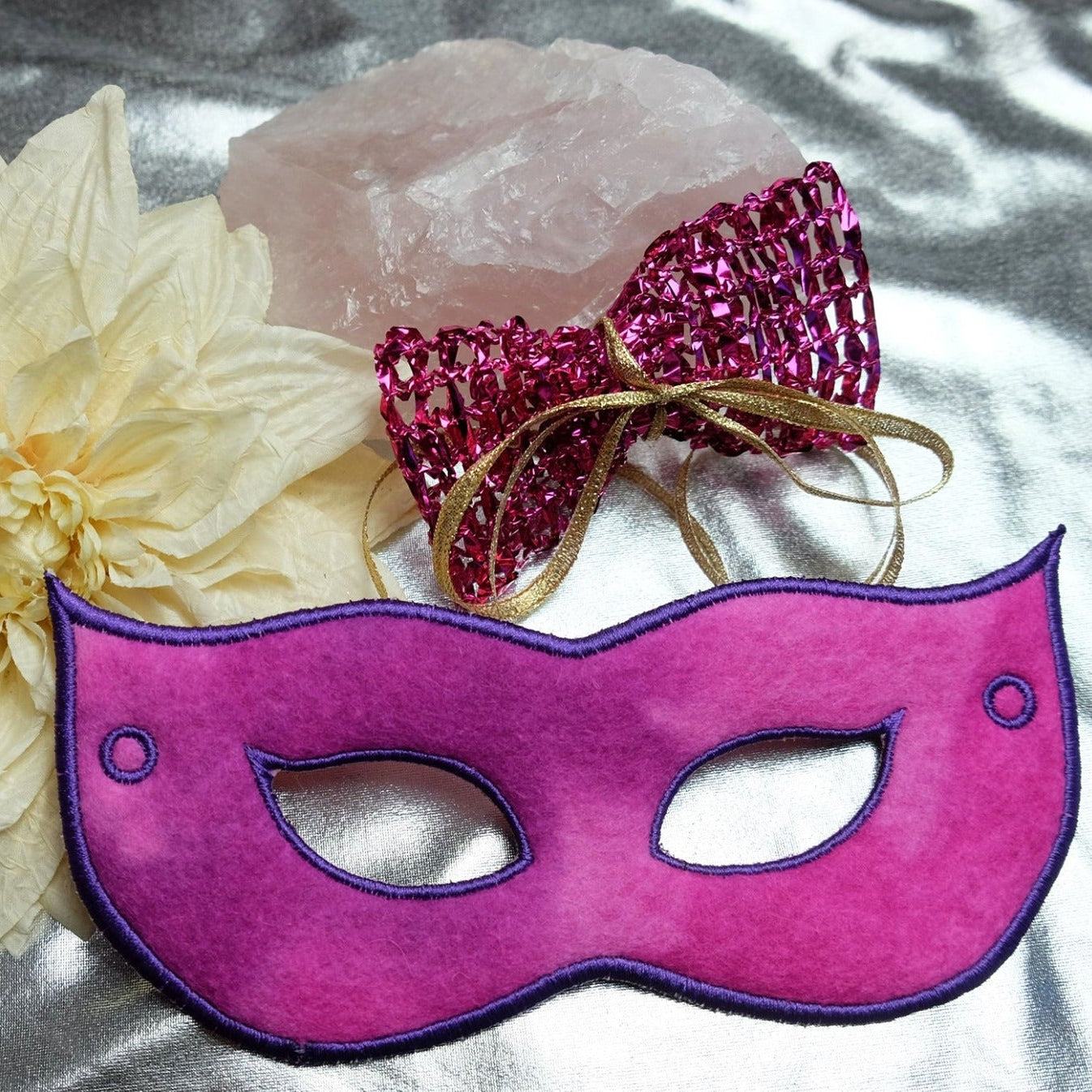 ITH Stickdatei Party Masken von stiXXie by lajana