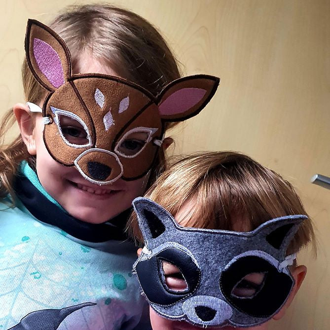 ITH Stickdatei Party Masken von stiXXie by lajana