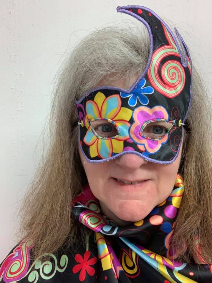 ITH Stickdatei Party Masken von stiXXie by lajana