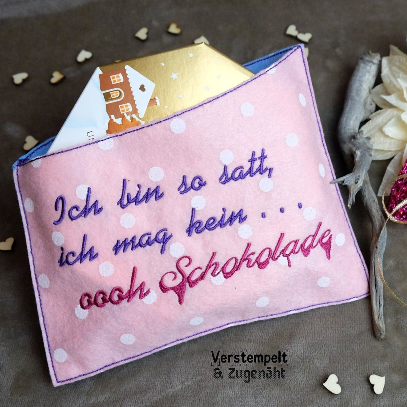 ITH Stickdatei Schokihüllen Blanko XL von stiXXie by lajana