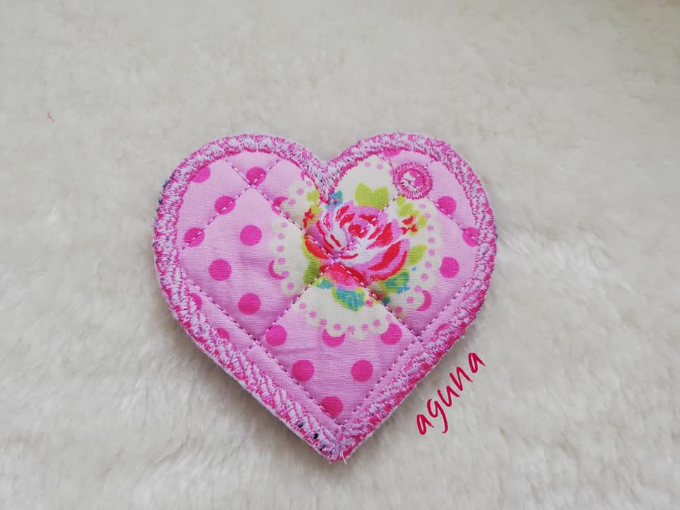 ITH Stickdatei Herzanhänger Set von stiXXie by lajana