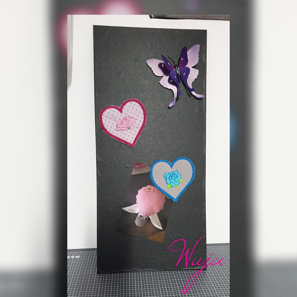 ITH Stickdatei Herzanhänger Set von stiXXie by lajana