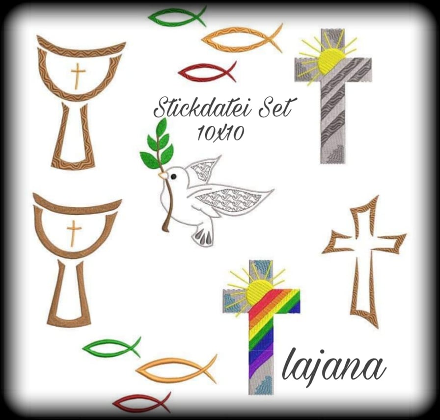 Stickdatei Kirchliche Anlässe Set von stiXXie by lajana