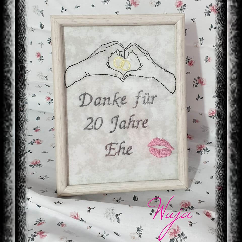 ITH Stickdatei Hochzeit Liebe Set von stiXXie by lajana