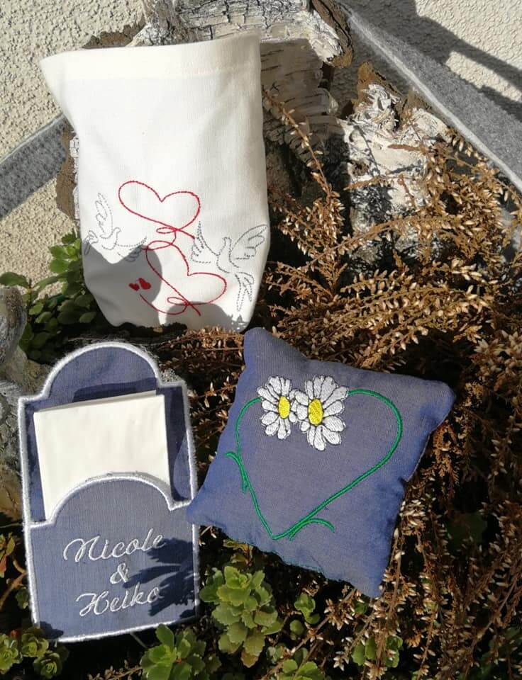 ITH Stickdatei Hochzeit Liebe Set von stiXXie by lajana