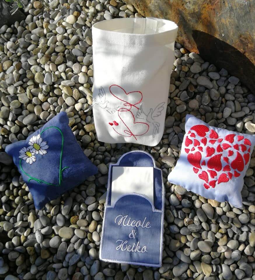 ITH Stickdatei Hochzeit Liebe Set von stiXXie by lajana