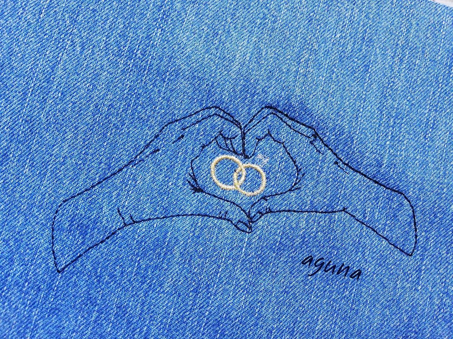 ITH Stickdatei Hochzeit Liebe Set von stiXXie by lajana