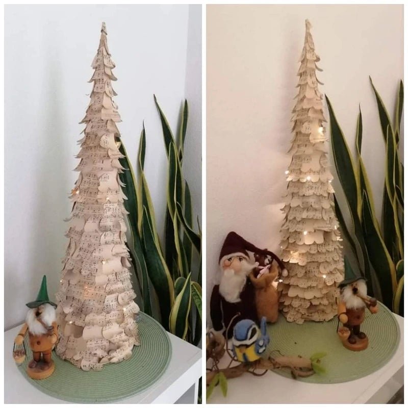 Bastelanleitung Papierbaum mit Beleuchtung von stiXXie by lajana