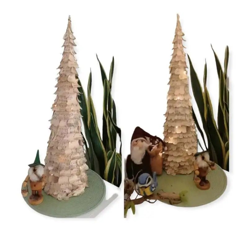 Bastelanleitung Papierbaum mit Beleuchtung von stiXXie by lajana