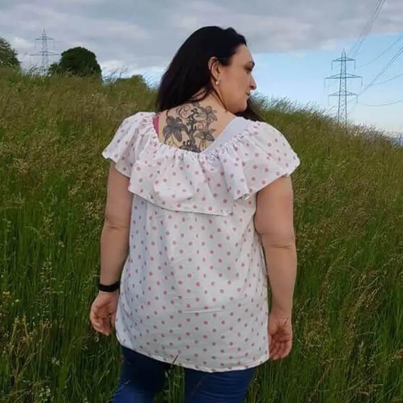 Carmenbluse Schnittmuster E-Book lajana Off-Shoulder-Shirt von stiXXie by lajana