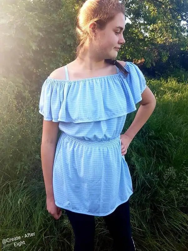 Carmenbluse Schnittmuster E-Book lajana Off-Shoulder-Shirt von stiXXie by lajana