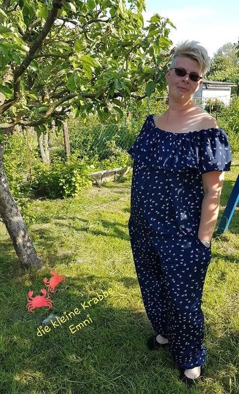 Carmenbluse Schnittmuster E-Book lajana Off-Shoulder-Shirt von stiXXie by lajana