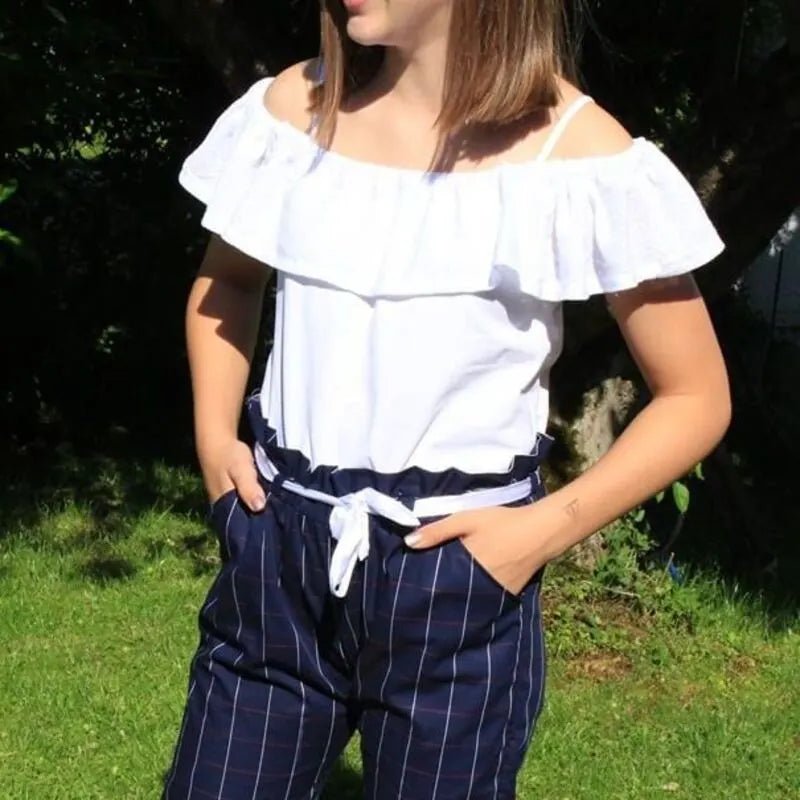 Carmenbluse Schnittmuster E-Book lajana Off-Shoulder-Shirt von stiXXie by lajana