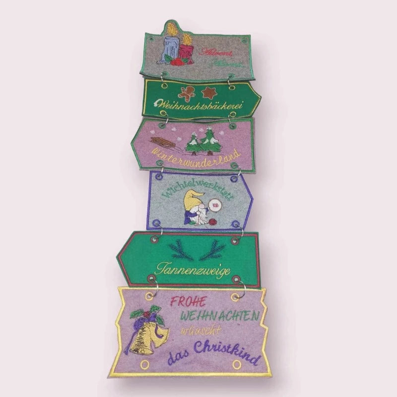 ITH Stickdatei Adventsdekoration von stiXXie by lajana