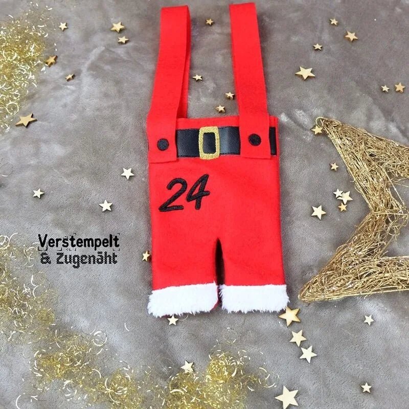 ITH Stickdatei Adventskalender Hosen von stiXXie by lajana