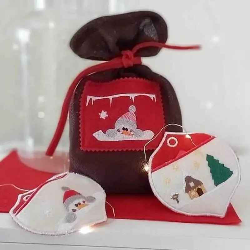 ITH Stickdatei Adventskalender Kugeln von stiXXie by lajana